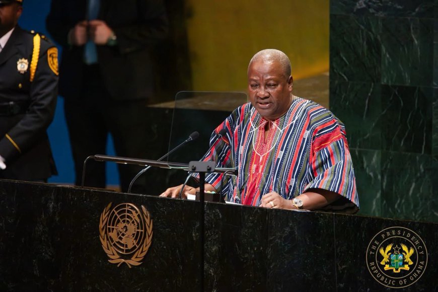 The Clock is Ticking: Mahama Urges Global Action on Climate Crisis at UNGA80