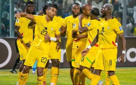 Ghana's Black Stars Shine: A Triumphant Qualification for the 2026 FIFA World Cup