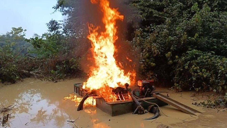 NAIMOS Launches All-Out Assault on Galamsey in Western North and Ashanti Regions